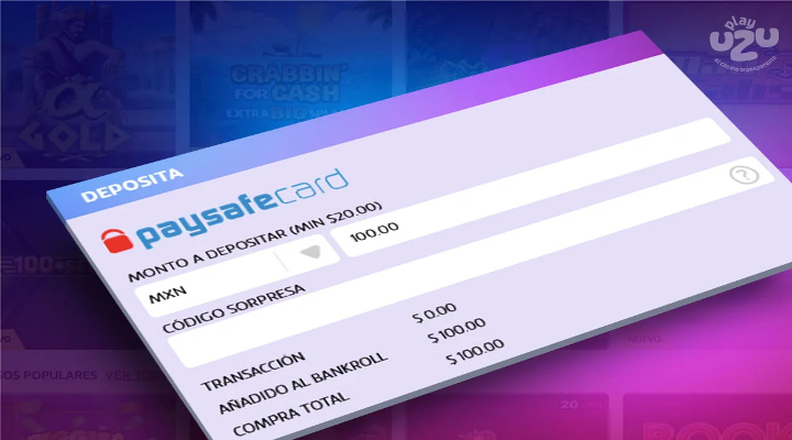 Paysafecard deposit